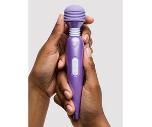 Lovehoney Deluxe Rechargeable Mini Massage Wand Vibrator - Purple Purple