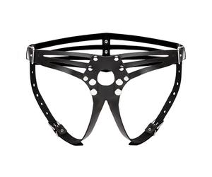 Lovehoney Dominix Deluxe Strap on Pegging Harness for Couples, Black