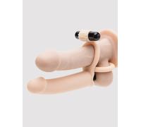 Lovehoney Double Fun Vibrating Double Penetration Strap-On - Flesh Pink Flesh Pink