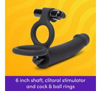 Lovehoney Double Fun Vibrating Rabbit Double Penetration Strap-On