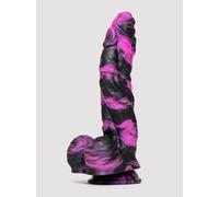 Lovehoney Fantasy Monster Dildo with Balls - Black Black