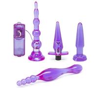 Lovehoney Get Started 4 Piece Anal Toys Kit for Couples, Purple