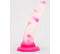 Lovehoney Heart Pounder Silicone Dildo 7 Inch - Pink Pink