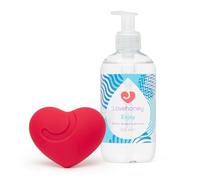 Lovehoney Heart Throb Vibrator for Woman - Water Based Lube Gel 250ml