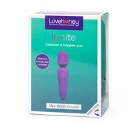 Lovehoney Ignite 20 Function Mini Wand Vibrator - Purple Purple