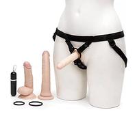 Lovehoney Lifelike Lover Strap on Kit Silicone Dildo for Couples, Pink