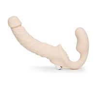 Lovehoney Lifelike Lover Strapless Strap On Vibrating Dildo, 9", Flesh Pink