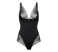 Lovehoney Lingerie Hourglass Sheer Floral Mesh Shapewear Body, Black