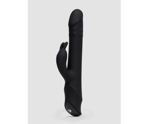 Lovehoney Love Thruster Rechargeable Thrusting Rabbit Vibrator - Black Black