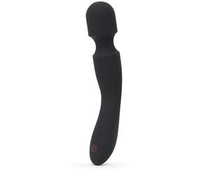 Lovehoney Mantric Electric Handheld Massager, Stimulator for Women, Black | Wireless Back, Neck & Shoulder Wand for Muscle Pain Relief, Rechargeable with 7 Powerful Modes & Flexible Silicone Head