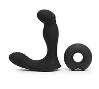 Mantric Rechargeable Remote Control Prostate Vibrator - Black Black