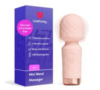 Lovehoney Mini Wand Vibrator for Women, Clitoral Stimulator Sex Toy, Pink