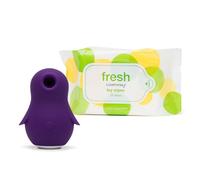 Lovehoney Penguin Clitoral Stimulator - Toy & Body Wipes 25 Pack