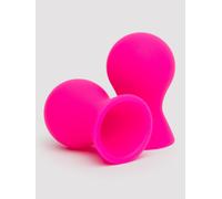 Lovehoney Perfect Pair Silicone Nipple Suckers - Pink Pink