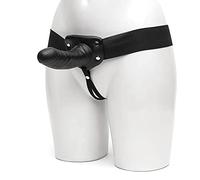 Lovehoney Perfect Partner Strap on 6-inch Silicone Dildo for Couples, Black