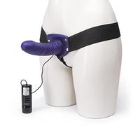 Lovehoney Perfect Partner 10 Function Vibrating Strap-On 6 Inch - Purple Purple