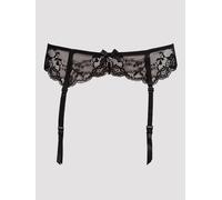 Lovehoney Plus Black Love Me Lace Suspender Belt - 3X / 4X - Black Black