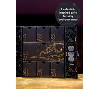 Lovehoney Plus Size 7 Nights of Temptation Lingerie Gift Set - One Size Queen - Black Black