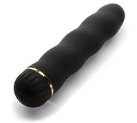 Lovehoney Black Power Play 7 Function Classic Vibrator - 6" - Plastic - Waterproof