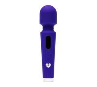 Lovehoney Power Play Mini Wand Vibrator 7 Vibrating Modes, Purple | Silicone Sex Toy for Clitoris Stimulation, Wireless Handheld Personal Massager, Adult Sex Toys for Women & Couples