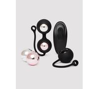 Lovehoney Rechargeable Remote Control Vibrating Kegel Ball Set - Black Black