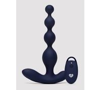Lovehoney Remote-Control Bendable Vibrating Anal Beads - Blue Blue