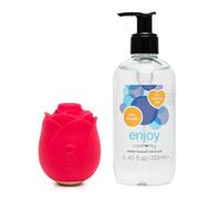 Lovehoney Rose Clitoral Sucker + Enjoy Water-Based Lube