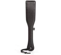 Lovehoney Satin & Leather Spanking Paddle | 12.5 Inch BDSM Paddle with Dual-Sided Satin & Leather Surface | Fetish Bondage Spanking Toy | Impact Play, Roleplay & Kinky Couples | Beginner Bondage Gear