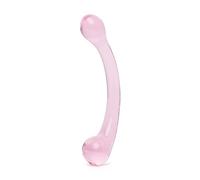 Lovehoney Sensual Glass Double-Ended G-Spot Dildo - Pink Pink