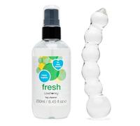 Lovehoney Sensual Glass Dildo - Fresh Toy Cleaner Spray