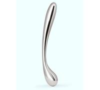 Lovehoney Slim G-Spot Steel Dildo 8.5 Inch - Silver Silver