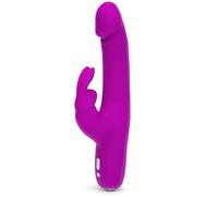 Happy Rabbit Slimline Realistic Rechargeable Rabbit Vibrator, Purple