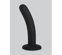 Lovehoney Slimline Silicone Suction Cup Dildo 5 Inch - Black Black