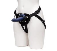 Lovehoney Strap on Dildo & Harness Kit with Adjustable Harness & 3 O-Rings | Includes 6" Liquid Silicone Dildo for Pegging & GSpot Stimulation, Prostate Massager Adult Couples Sex Toy for Men & Lesbians
