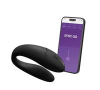 Lovehoney Sync Go Couples Vibrator Travel Edition App Control Sex Toy Black