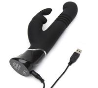 Lovehoney Thrusting Rabbit G-Spot Vibrator - Fifty Shades of Grey Greedy Girl