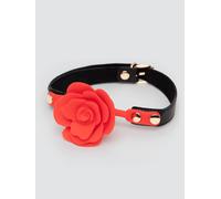 Lovehoney Wild Bloom Silicone Rose Ball Gag - Black Black