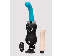Lovehoney Wild Ride Remote Control Warming Thrusting Sex Machine Set - Black Black