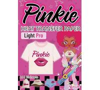 Lovein Light Heat Transfer Paper Pro 2.0 A4 10 Sheets Cotton Fabric Printable HTV Iron Transfer Paper for White Fabric Inkjet Printer T-Shirt Printing Paper Breathable Vinyl(LI-H-L2.0-10)