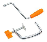 LoveIysp Pasta Machine Handle and Holding Clip - Orange - Manual - Pasta Maker Accessory - 1Set