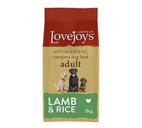 Lovejoys Hypoallergenic Complete Dry Adult Dog Food Lamb and Rice, 2 kg