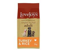 Lovejoys Hypoallergenic Complete Dry Adult Dog Food Turkey and Rice, 2 kg