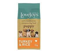 Lovejoys Hypoallergenic Complete Dry Puppy Food Turkey and Rice, 2 kg (Pack of 1)