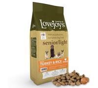 Lovejoys Hypoallergenic Complete Dry Senior Light Dog Food Turkey and Rice, 12 kg