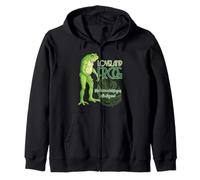 Loveland Frog Ohio Cryptid Legend Apparel Zip Hoodie