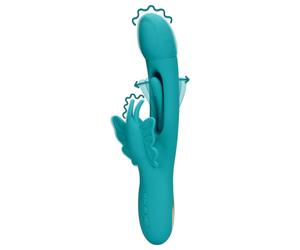 Loveline - butterfly, tongue vibrator (turquoise)