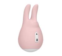Loveline by Shots - Love Bunny - Rechargeable 'Lay-On' Curved Clitoral Stimulator Bunny with 10 Vibration Modes - Pink