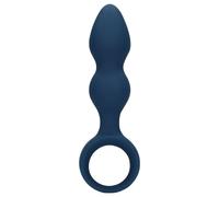 Loveline - Large Ringed Anal Plug (Blue)