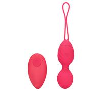 Loveline - Ribbed Vibrating Ben Wa Balls (Pink)
