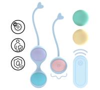 Loveline - Vibrating Adjustable Pleasure Ball Set (Blue)